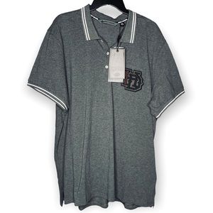 Harley Davidson XL XXL 2X Melange Polo Button Shirt Slim Fit Cotton Men’s HD